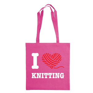 I love knitting bærenett rosa