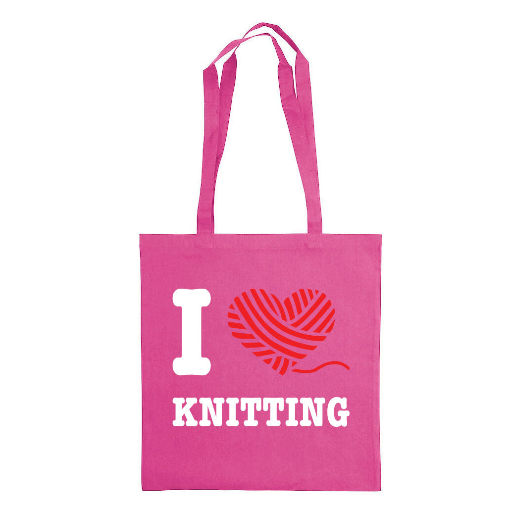 I love knitting bærenett rosa