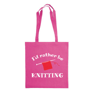 I'd rather be knitting bærenett rosa