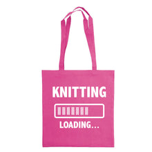 Last inn bildet i Galleri-visningsprogrammet, Knitting loading bærenett rosa