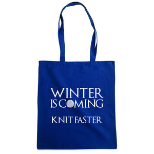 Winter is coming knit faster bærenett marine