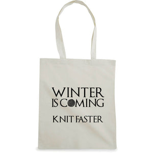 Winter is coming knit faster bærenett natur