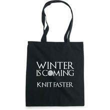 Last inn bildet i Galleri-visningsprogrammet, Winter is coming knit faster bærenett sort