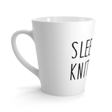 Last inn bildet i Galleri-visningsprogrammet, Sleep less knit more lattekrus left